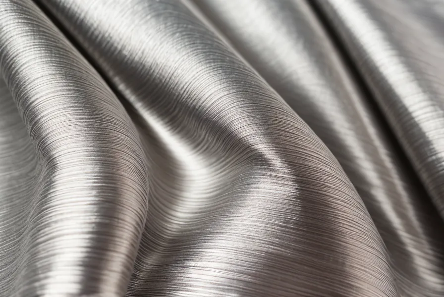 Close-up of the silver-infused fabric weave used in antibacterial cooling sheets.