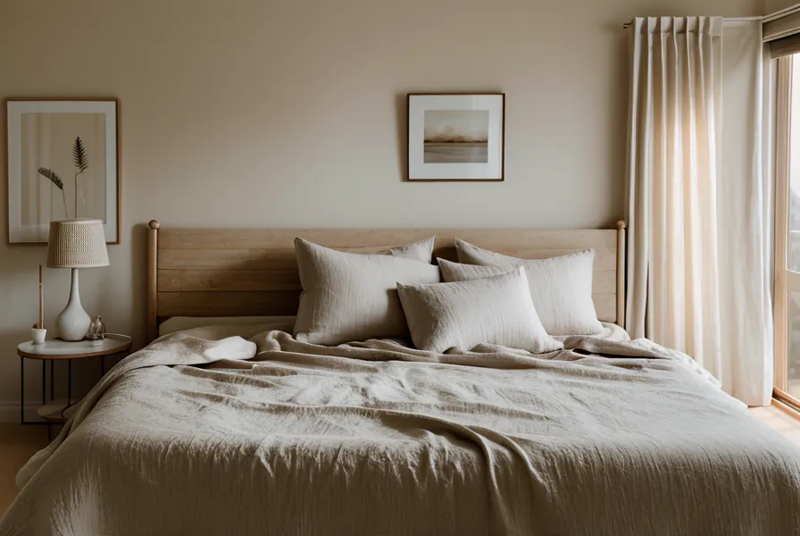A BedJet 3 cooling system installed at the foot of a bed.