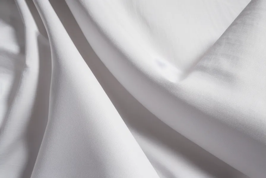 Close-up of the breathable one-over one-under percale cotton weave structure.