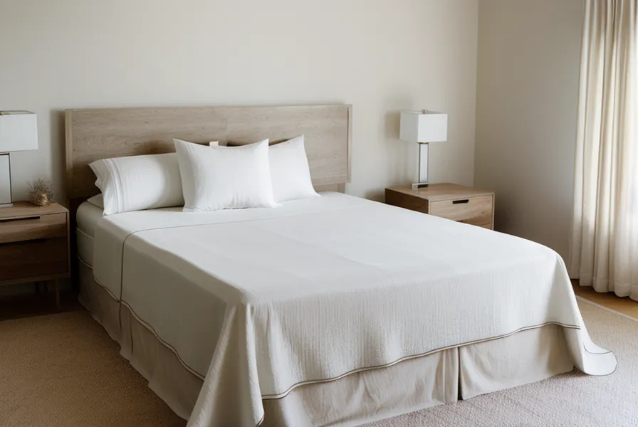 Schweitzer Linen percale sheets fitted perfectly on a deep mattress.
