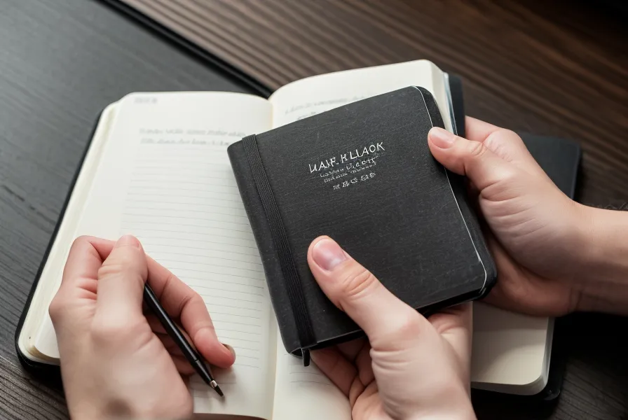 Handwritten sleep logs and a digital thermometer on a nightstand.