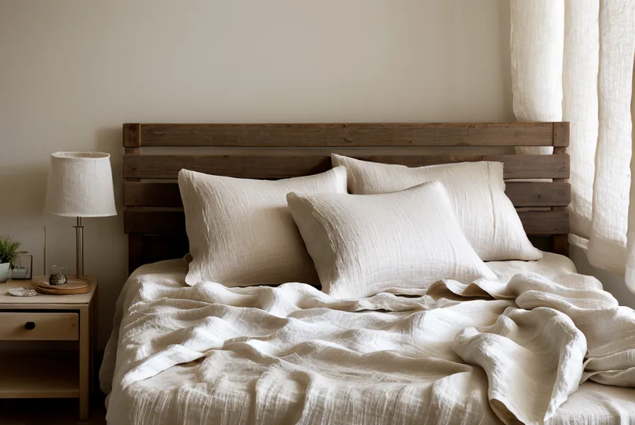 Comparison of silk and Egyptian cotton fabric textures for cooling bedding.