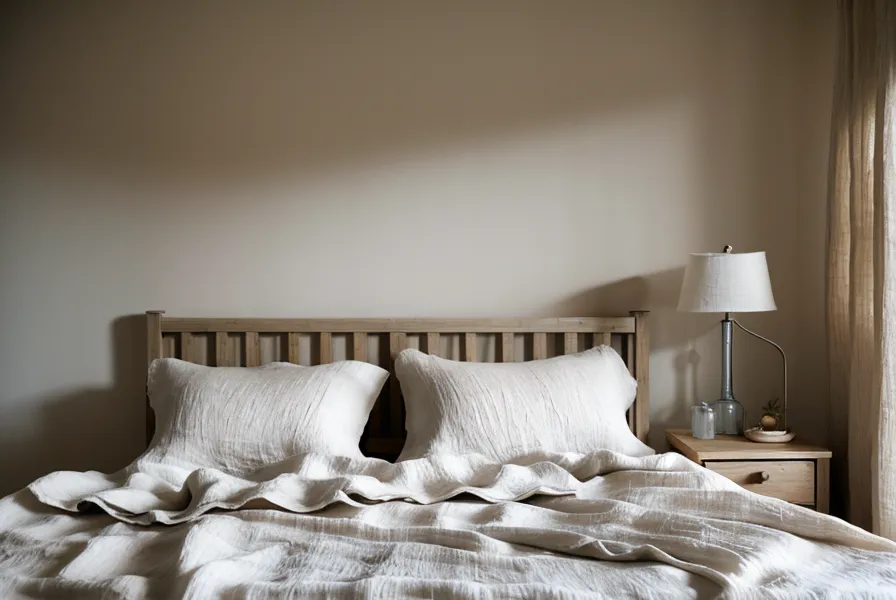 Blissy silk pillowcase beside bedroom thermometer logs, part of a cooling sheets and sleep hygiene test for night sweats